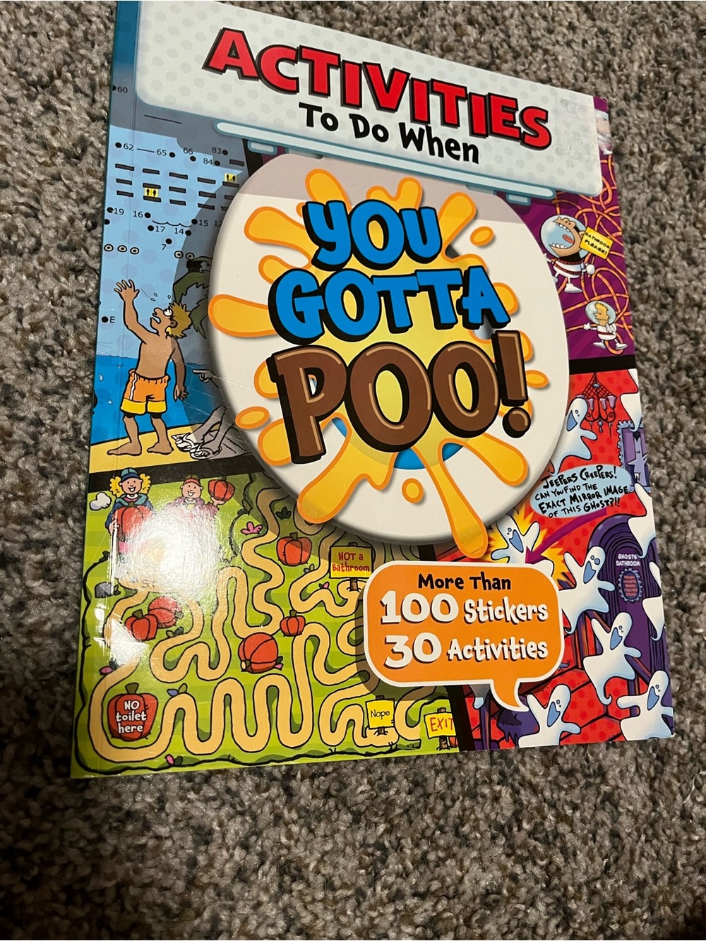 You Gotta Poo! Activities Book for Kids - Colorful Activity & Sticker Pack